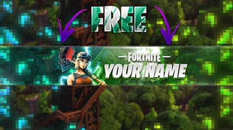 The #1 battle royale game! Fortnite Banner Template!!! FREE DOWNLOAD - YouTube