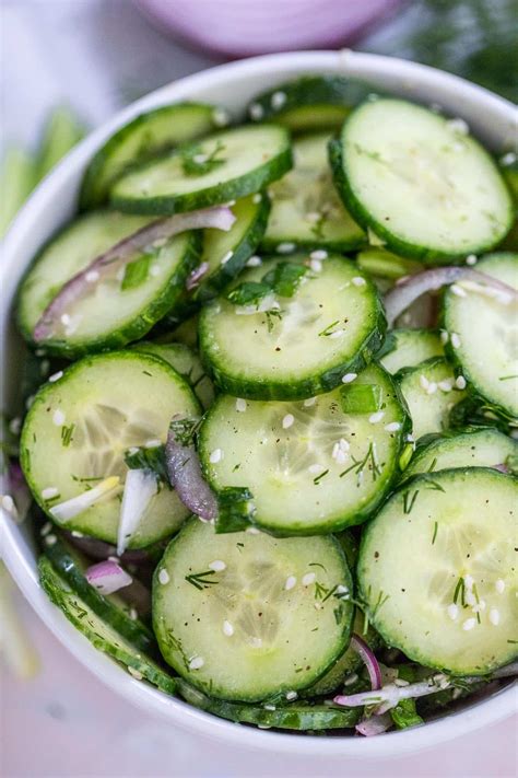 Easy Cucumber Salad Recipe Video Sweet And Savory Meals