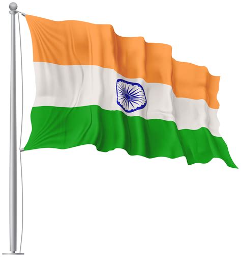 Waving India Flag Transparent Png Vector Images Free