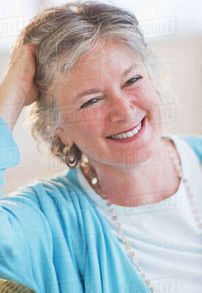 Portrait Of Senior Woman Stock Photo Dissolve
