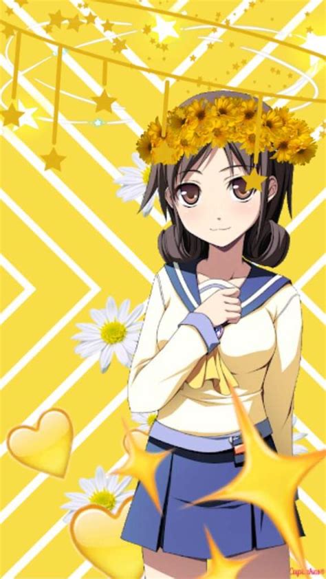 Yellow Anime Girl Aesthetic