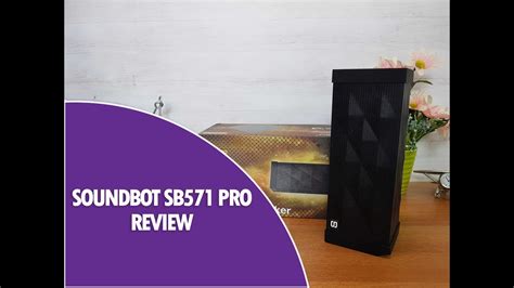 Black, grey, silver, acoustic design: SoundBot SB571 Pro Bluetooth Speaker Review and Sound Test - YouTube