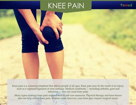 Ppt Knee Pain Causes Symptoms And Treatments Powerpoint