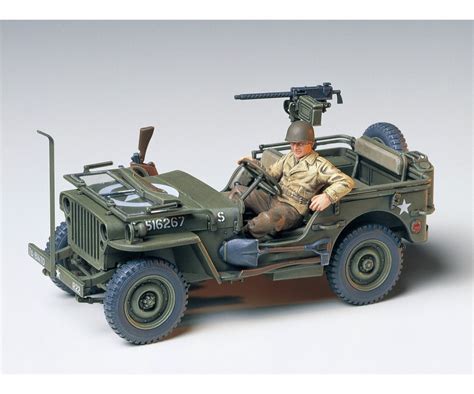 135 Us Willys Jeep Mb 4x4 1 Military 135 Plastic Models