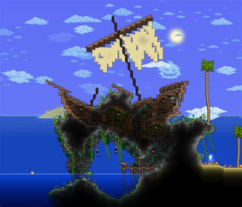 Really Amazing Shipwreck Cove Not Me Terrariadesign Terraria Game