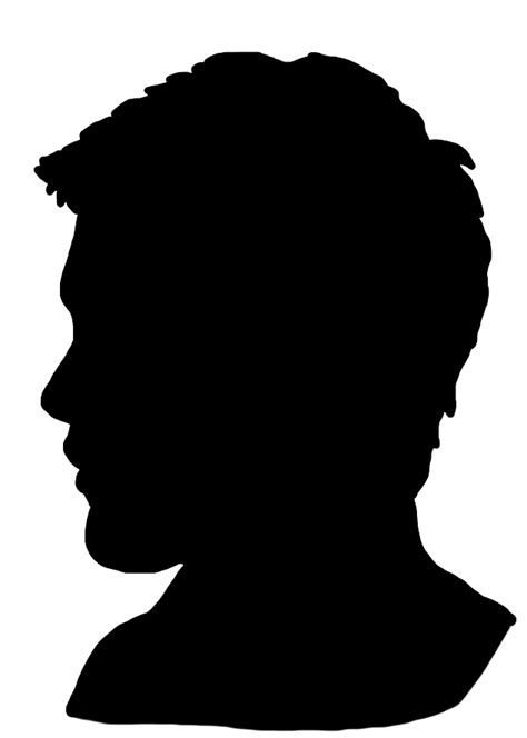 Man And Woman Silhouette Silhouette Face Silhouette People Couple