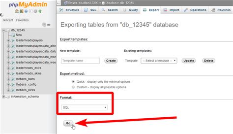 How To Import And Export Mysql Database Knowledgebase Shockbyte