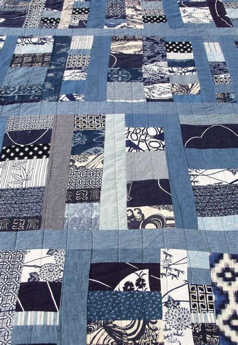 Quilt Indigo Custom Order Japanese Boro Farmer Primitive Textile Denim