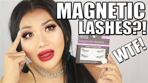Trying Magnetic Eyelashes Makeup Tutorial Youtube
