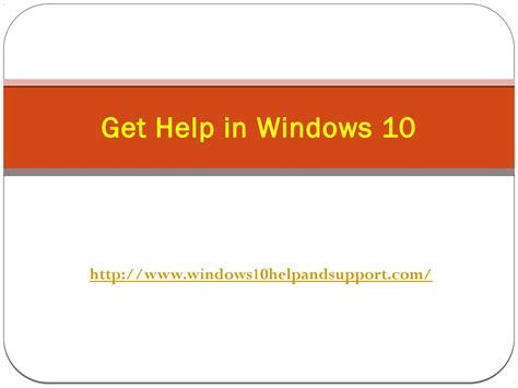 Get Help In Windows 10 Help And Support By Robert Smith Issuu