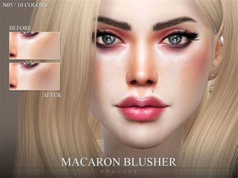 Delicate Blush In 10 Colors Found In Tsr Category Sims 4 Female Blush