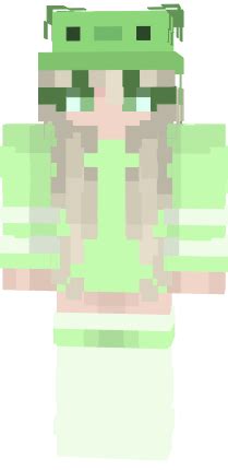 Green Girl Axolotl Nova Skin