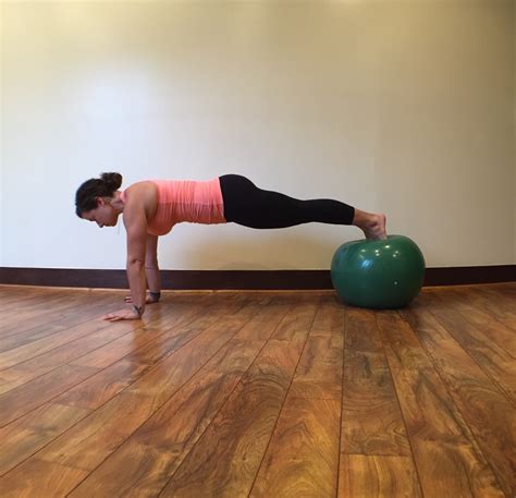 4 Stability Ball Plank Variations For A Seriously Solid Core Fit