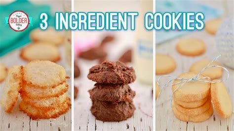 And if you ask us, the best thing about the holidays is the food. 3 Ingredient Cookies: Three NEW Cookie Recipes! | Bigger ...