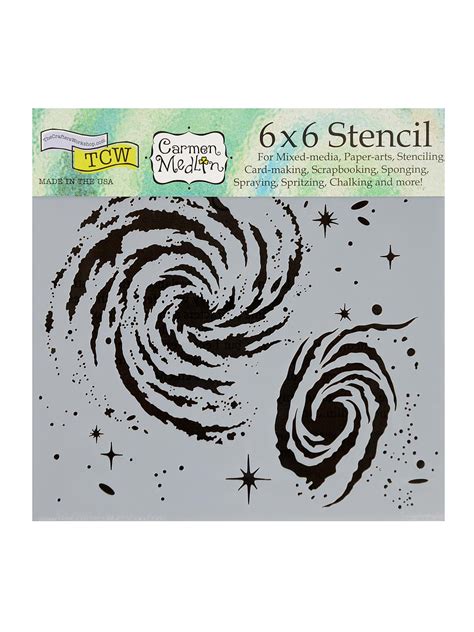 Stencils Galaxy 6 In X 6 In Pack Of 3