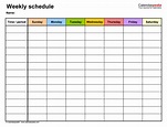 7 Day Printable Weekly Calendar | Calendar Printables Free Templates