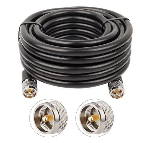 Buy Xrds Rf Kmr 400 Uhf Coaxial Cable 25ft Pl 259 Uhf Male To Male Connector Coax Jumper Low