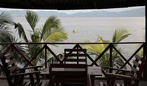 View On Lake Bosumtwi From Restaurant Cocoa Village Guesthouse Lake