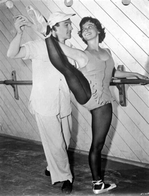 Leslie Caron And Gene Kelly Behind The Scenes Of An American In Paris Hollywood Yesterday