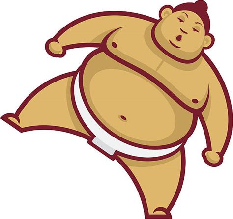 350 Sumo Wrestler Isolated Stock Illustrations Royalty Free Vector