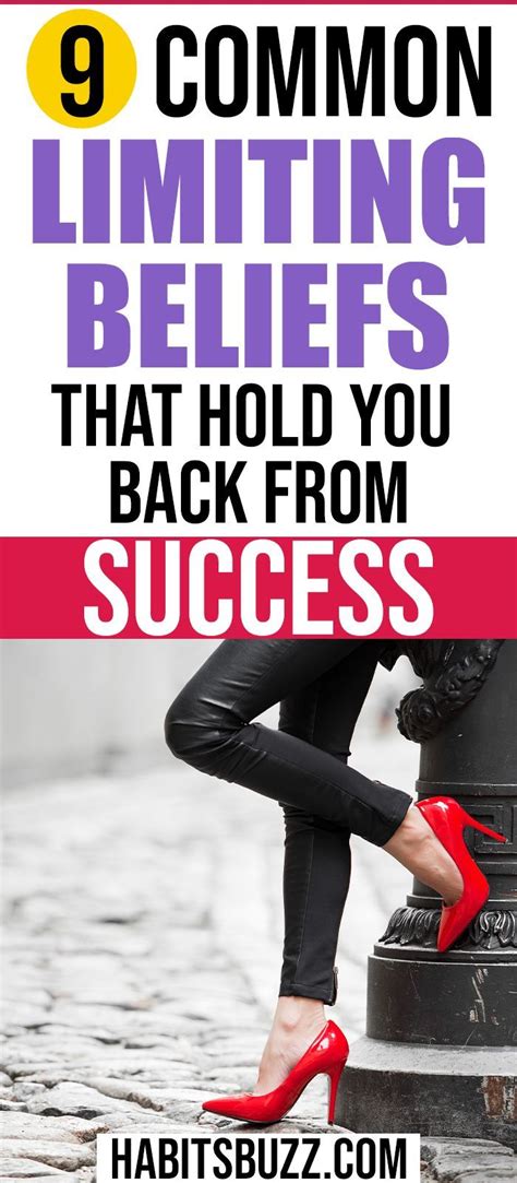9 Common Limiting Beliefs That Hold You Back From Success And How To