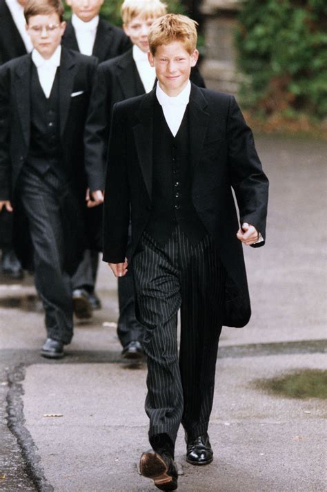 1998 Harrys First Day At Eton Prince William And Harry Prince Harry
