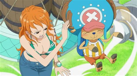 Nami And Tony Tony Chopper One Piece Nami One Piece Anime Anime