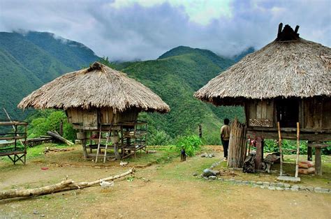 Ifugao Huts Philippines Filipino Architecture Landscape