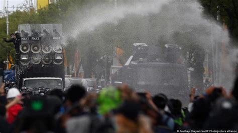 Thailand Police Fire Rubber Bullets At Anti Government Protesters