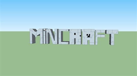 Minecraft Logo 3d Warehouse Images And Photos Finder