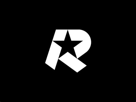 R Star — Logo Design For Sale By Bohdan Harbaruk 🇺🇦 On Dribbble