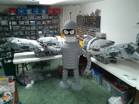Lego Bender Life Size X Post Rfuturama Futurama