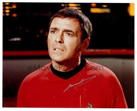 James Doohan Signed Color 8x10 Repro Still 90s Young Portrait As