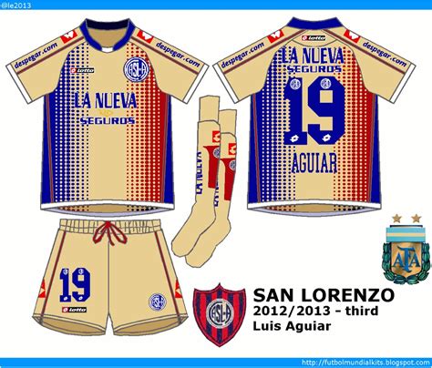 San Lorenzo Of Argentina 3rd Kit For 2012 13 Desain Fotografi