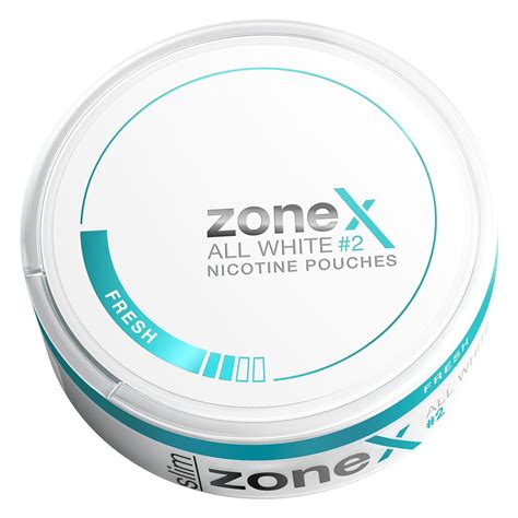 Zonex All White Nicotine Pouches Pack Of 24 £790 Free Delivery