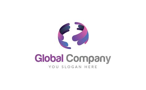 Global Company Logo Template 84747 Logo Templates Geometric Logo