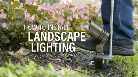 How To Install Landscape Lighting Wire Image To U