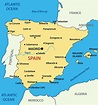 Major Cities In Spain Map - Cities And Towns Map