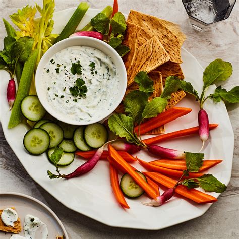 Homemade Ranch Dip With Vegetables Recipe Epicurious