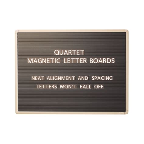 Quartet Signage And Garment Care Letter Boards Quartet® Magnetic