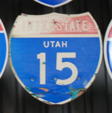 Utah Interstate 15 Aaroads Shield Gallery