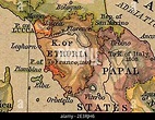 Map Kingdom of Etruria Stock Photo - Alamy