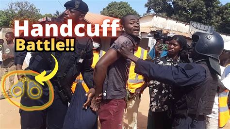 Youths Clash With Police During Demolition In Sanchaba The Gambia Youtube