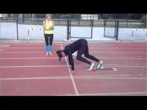 You cardio won't cope, your muscles will seize up and you'll. Block Start Analysis - Sprint Start Over One Hurdle - YouTube