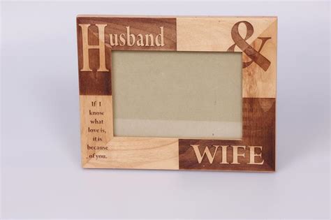 For a birthday, gifts need to very special and exclusive. Frame - Alder Wood Husband & Wife - Colac Gifts and Engraving