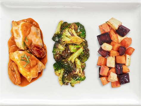 Moroccan Chicken Charred Broccoli Roasted Root Vegetables — Healthy