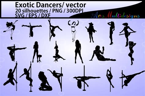 Exotic Dancer Silhouette Graphic By Arcs Multidesigns · Creative Fabrica