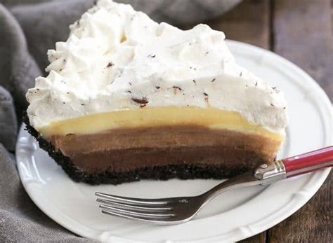 Triple Chocolate Layer Pie That Skinny Chick Can Bake