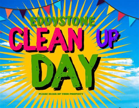 Eddystone Clean Up Day Saturday April 17 Eddystone Borough