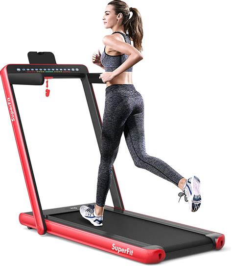 Buy Goplus 2 In 1 Folding Treadmill With Dual Display 225hp Superfit